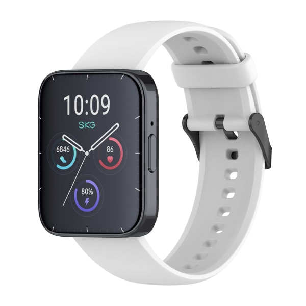 Klockarmband för SKG V9 Pro, Amazfit Bip5 Unity Vit