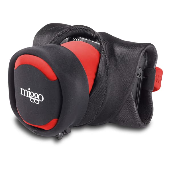 mera Wrap/Grip 30 Spejlløs Sort/Rød