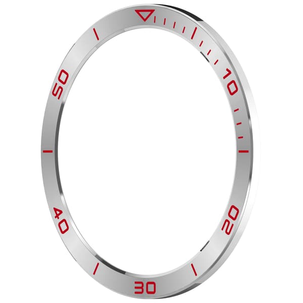 Garmin Tactix 8 47mm Bezel: Silver-Red Time Zone Edition