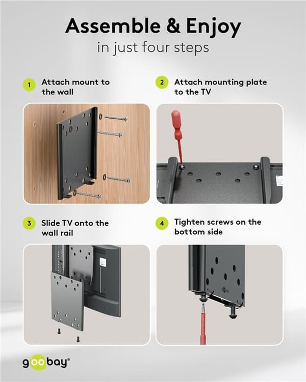 TV-vægbeslag Caravan FIXED (M)