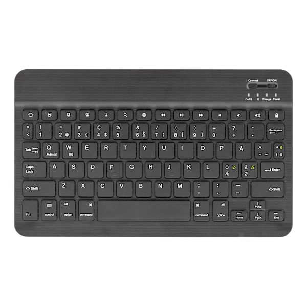 Case and Bluetooth keyboard for 10" tablets, black