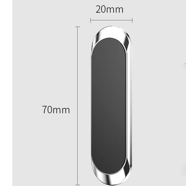 Magneettinen puhelinteline autoon Silver Silver