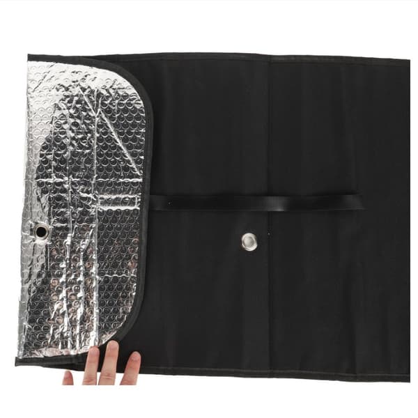 Bilforrude Solskærm - Aluminiumfolie Sort