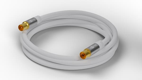 TV-antennekabel (135 dB), 4x afskærmet