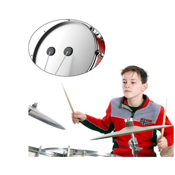 Drum Mute Pads, Silikon Drum Dampeners Gel Pads Transparent
