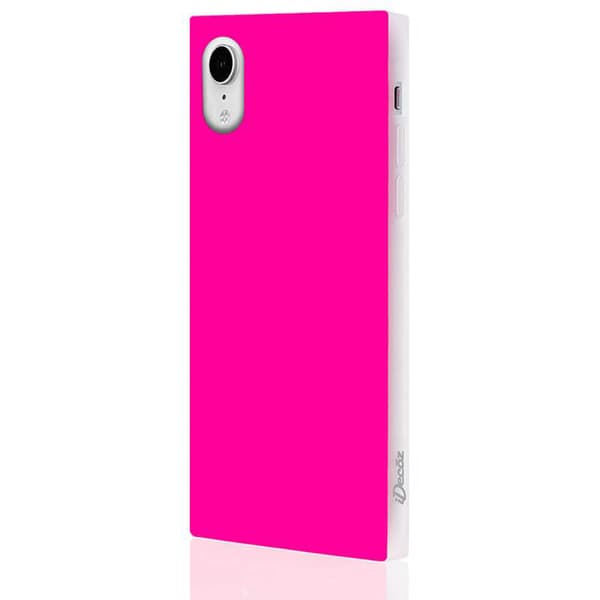 Neonpinkki iPhone XR -puhelinkotelo