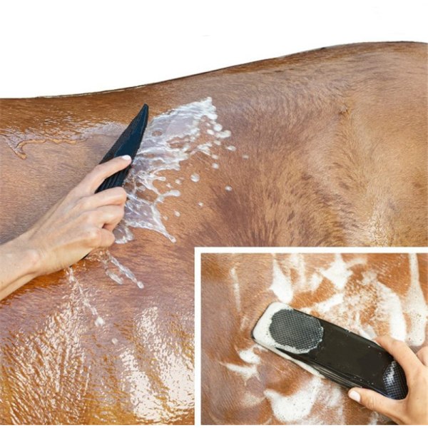 Hesteplejebørste massage rensebørste