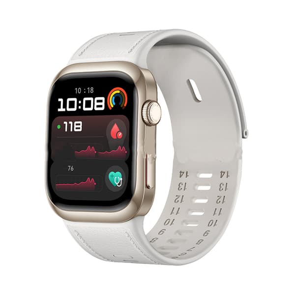 Stilfulde silikonestropper til Huawei Watch D2 White White