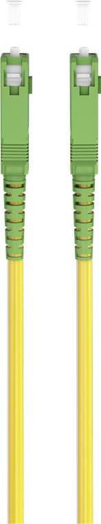 Lyslederkabel (FTTH), Singlemode (OS2) Yellow, gul (Simplex), 20 m