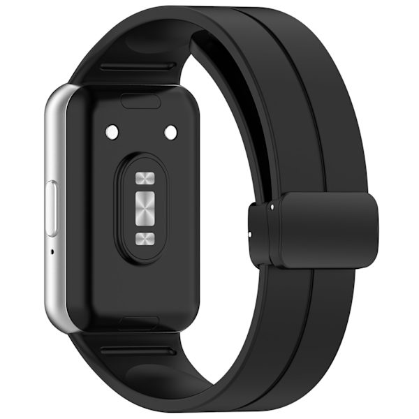 Silikone urrem med magnetisk lukning til Samsung Galaxy Fit 3 (SM-R390) Sort