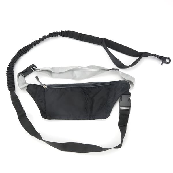 Hundesnor håndfri med taljetaske Black Black