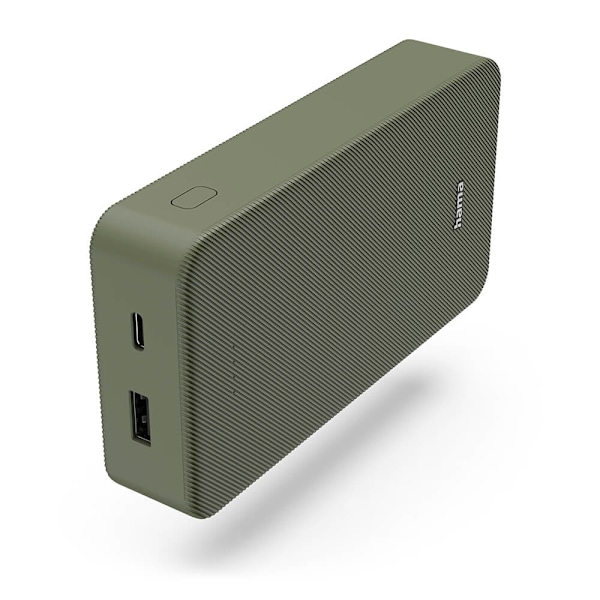 Powerbank Colour 20 20000mAh USB-C+USB-A Grön