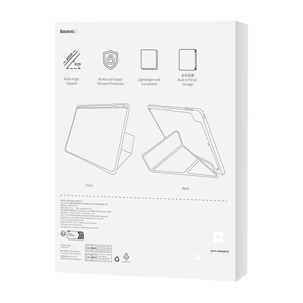 Baseus Minimalist Series IPad 10 10,9" skyddsfodral (svart)