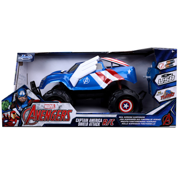 Jada Toys Marvel RC Captain America Attack 1:14