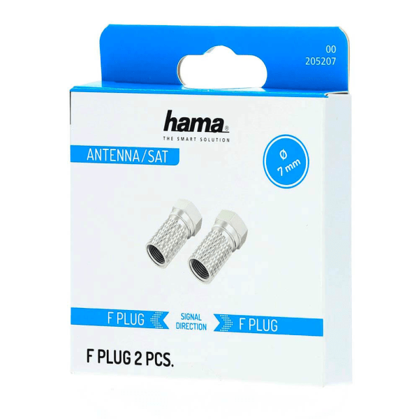 HAMA F-Kontakt 7.0mm 2-pack
