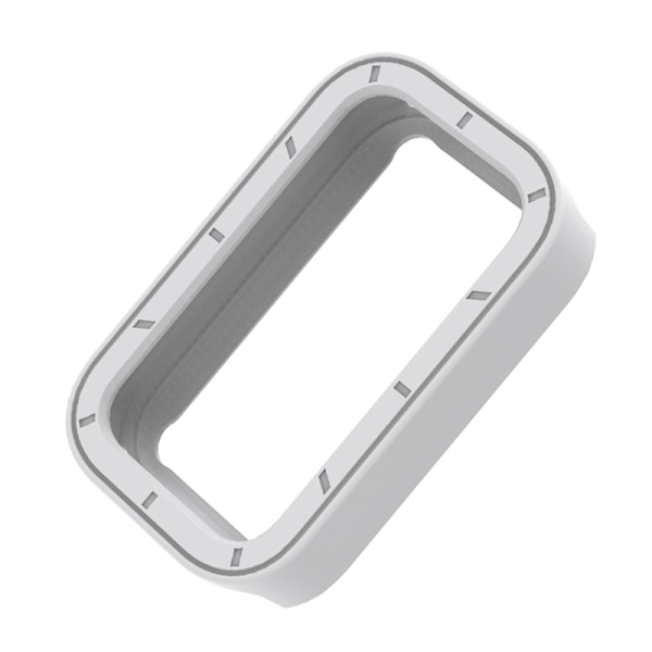 Cover til Xiaomi Mi Band 3/9 Pro Active - Halvt omsluttet TPU Hvid