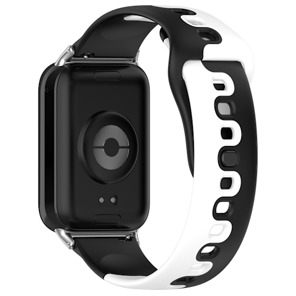 Kellonranneke Xiaomi Mi Band 8 Prolle/Redmi Watch 4:lle Musta + Valkoinen