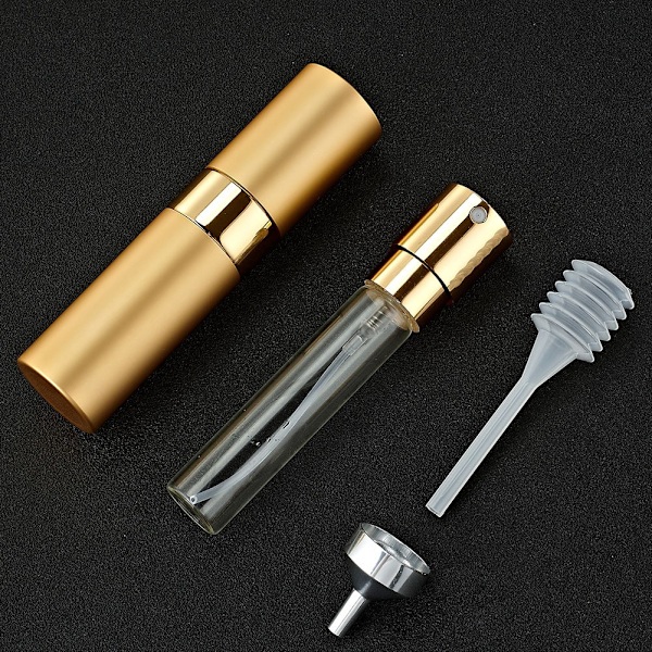 Liten refill sprayflaska för parfym 8 ml Guld