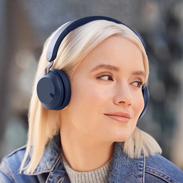 INF Ersättande Öronkuddar för Jabra Elite 45h/Evolve2 65 Blå