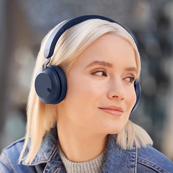 Udskiftningsørepuder til Jabra Elite 45h/Evolve2 65 Blue Blue