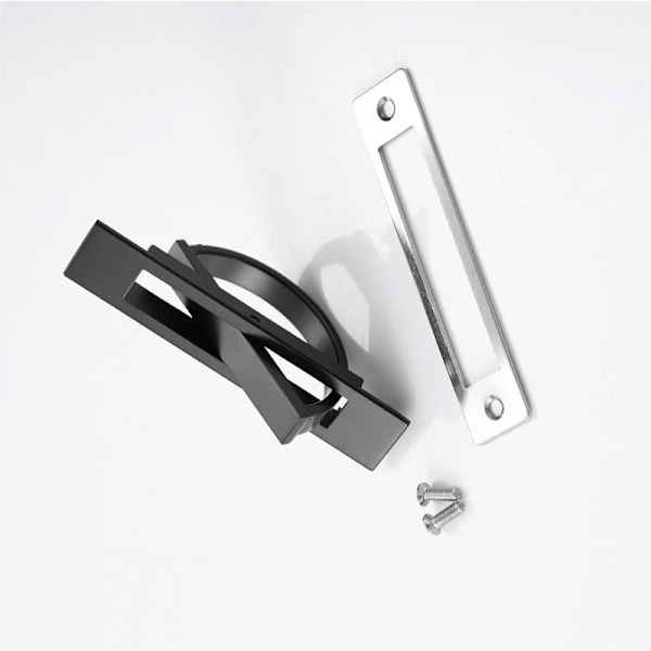 2-pack lådhandtag - elegant och modern design Svart
