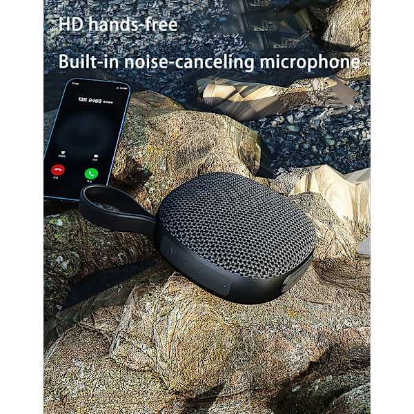 Magneettinen Bluetooth-vedenpitävä kaiutin Valkoinen