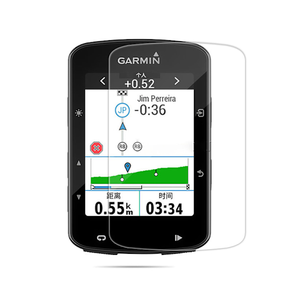 Garmin Edge 520 Plus -pyörätietokoneen näytönsuoja (2 kpl)