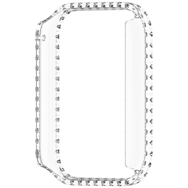 Xiaomi Mi Band 9 Pro-fodral med diamanter, PC-skydd Transparent