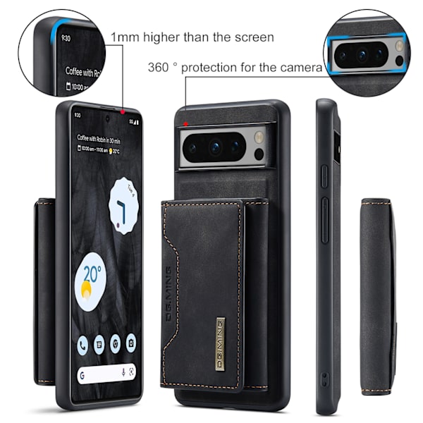 M2 Magnetiskt Plånboksfodral för Google Pixel Google Pixel 7 Pro