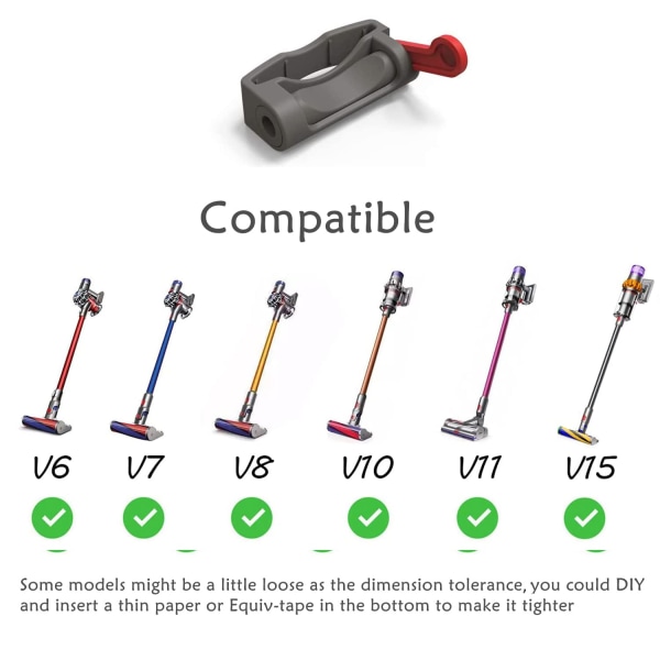 INF På/Av-knapp Kontrollklämma 2-pack kompatibel med Dyson V15/V10/V11 Dyson V15/V10/V11/V8/V7/V6 Absolute/Animal/Motor
