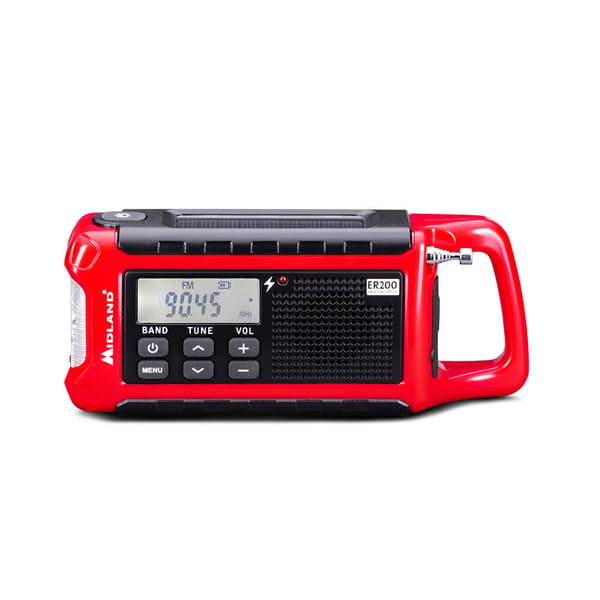 Nödradio ER200 Röd Svart