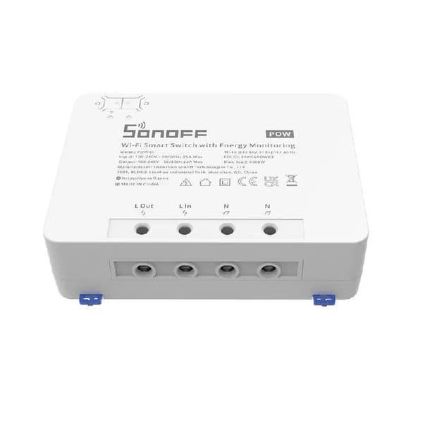 Smart WiFi-switch med energiövervakning Sonoff POWR3 (25A/5500W)