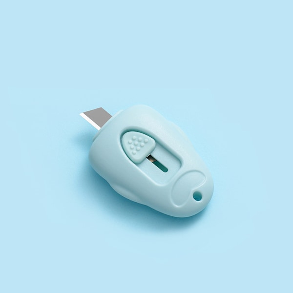 Mini hobbykniv med nøgleringshul Blå