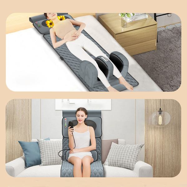 INF Massagematta med värmekuddar för helkroppssmassage