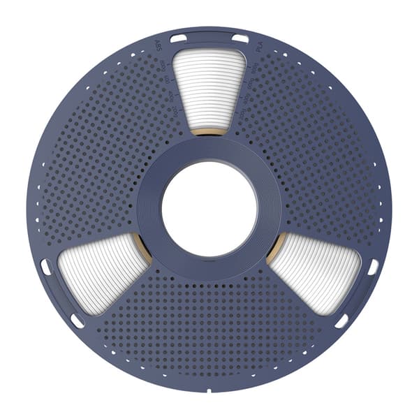 Sunlu PLA+ Silk-filament til 3D-printere, hvid, blank silkeoverflade og ±0,02 mm dimensionsnøjagtighed