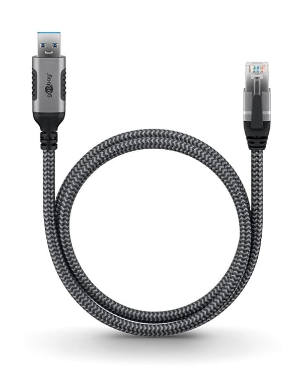 Ethernet-kabel USB-A 3.0 till RJ45, 5 m