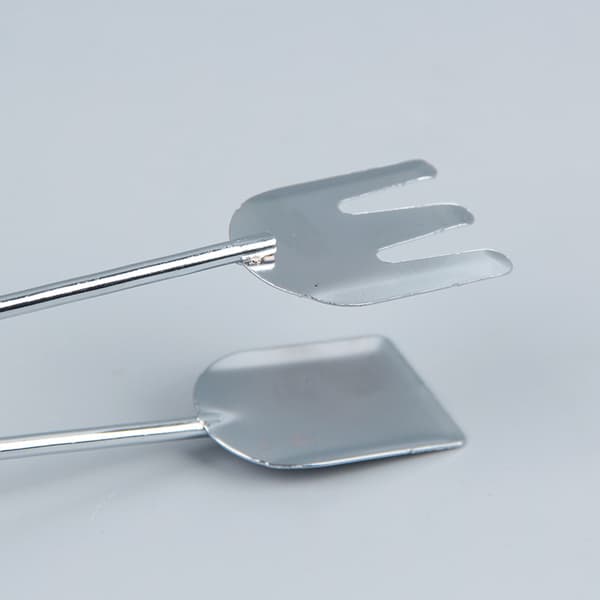 2-pack grillkoltänger - 35 cm rostfria grilltänger