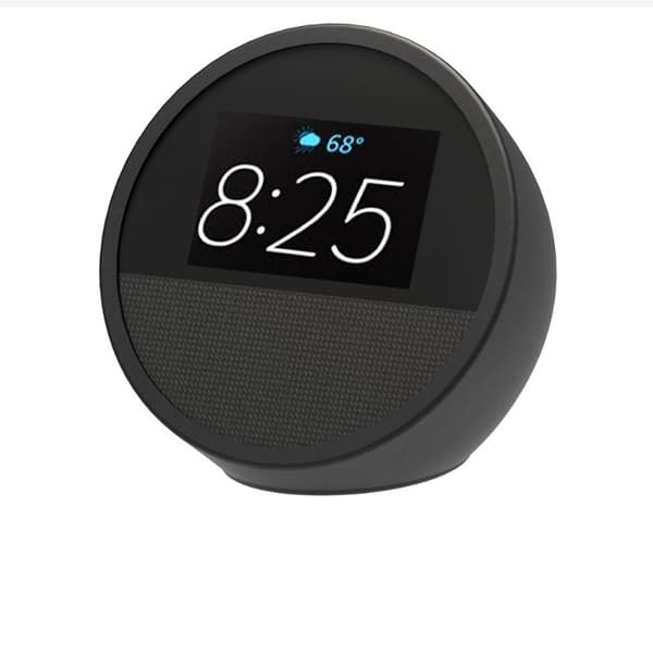 Skyddande silikonfodral för Echo Spot Smart Högtalare Svart