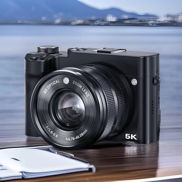 DC209 8X Optisk Zoom Digitalkamera Black Black