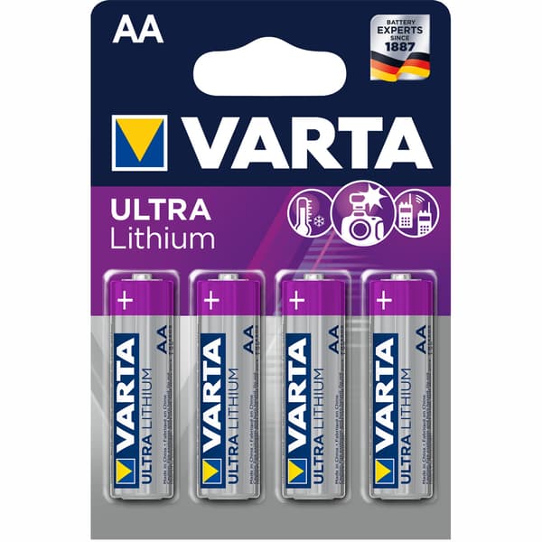 Ultra Lithium AA / LR6 batteri 4-pak