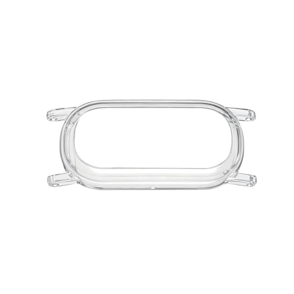 Connector-etui kompatibel med Fitbit Air 12mm rem | Fast forbindelse til daglig brug, PC-materiale, nem snap-in montering, flere farver Transparent Transparent