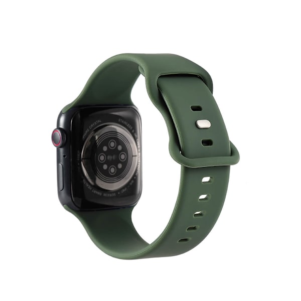 Klockarmband Silikon OLIVGRÖN Apple Watch 38/40/41mm