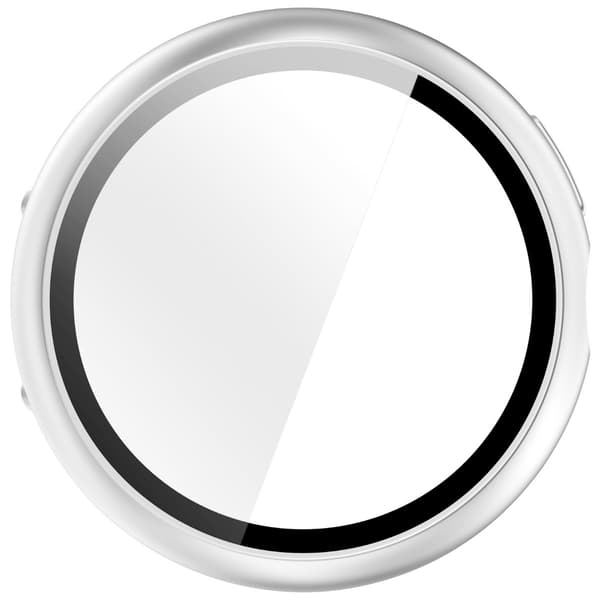 Suojakotelo Google Pixel Watch 4 41mm - PC + Karkaistu Lasi Silver Silver