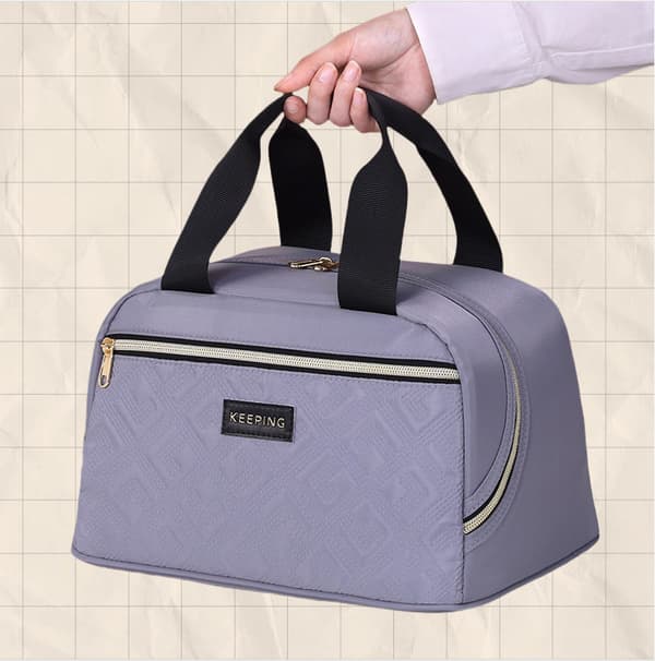 Isolerad lunchväska för arbete Grey Grey