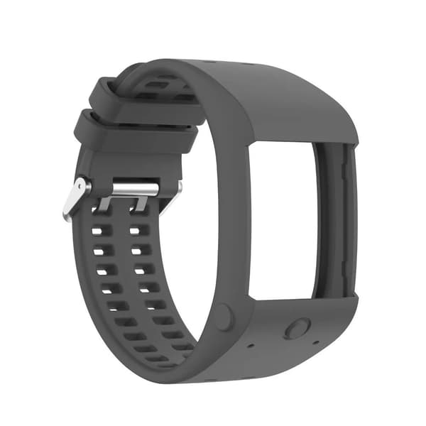 Silikoninen kellonranneke Polar M600:lle Grey Grey