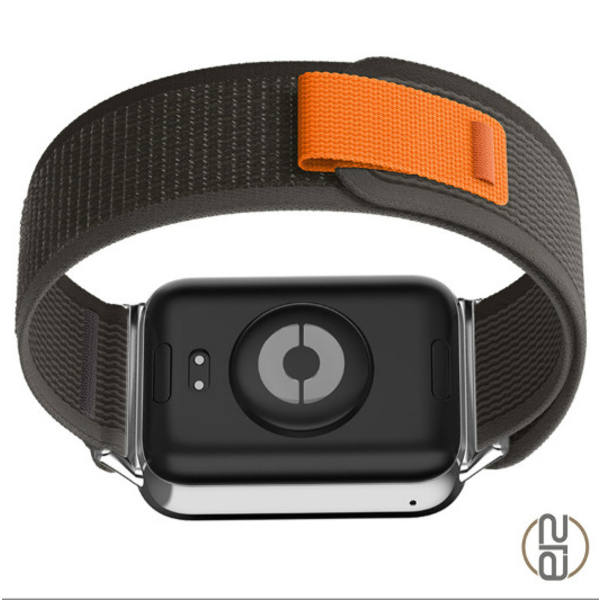 Redmi Watch 4 flettet nylon urrem Sort + lysegrå