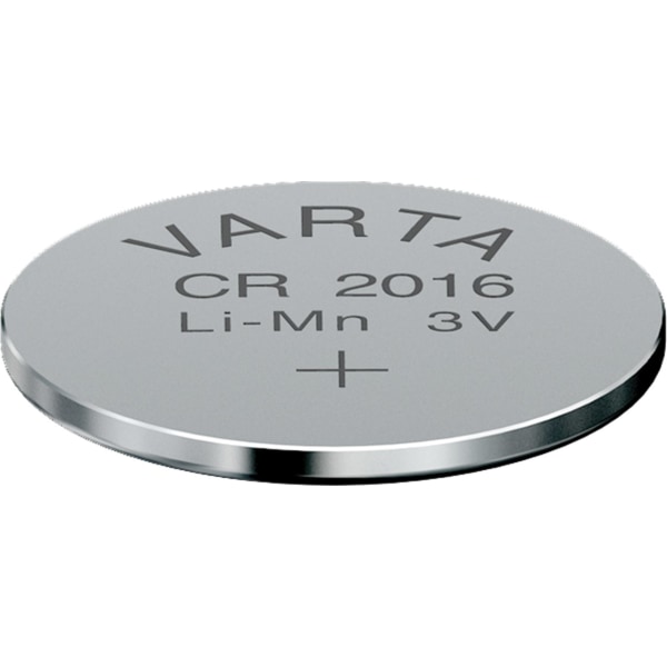 Varta CR2016 (6016) batteri, 5 st. i blister