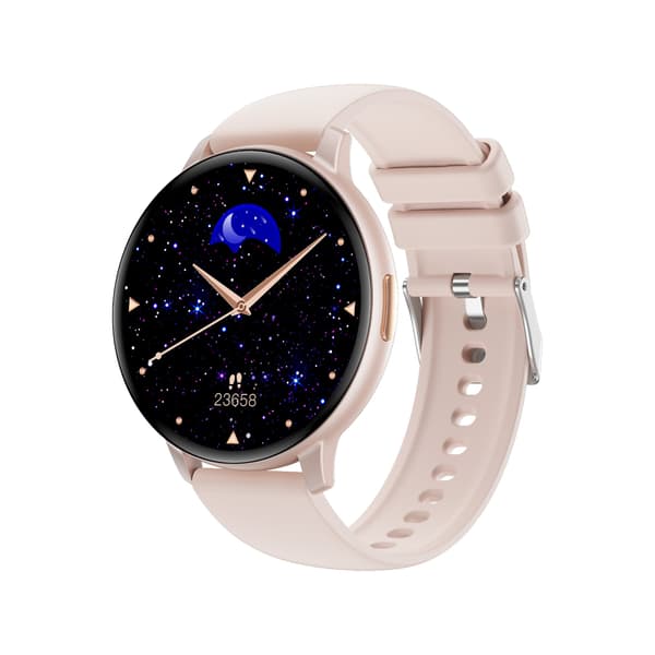 C66 Multifunktionell Smartwatch med Bluetooth-samtal & Hälsoövervakning, kompatibelt med Android och iOS Pink Pink