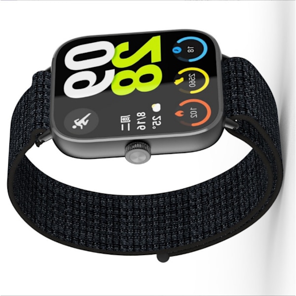 Redmi Watch 5/4 Flettet Nylonrem Sort