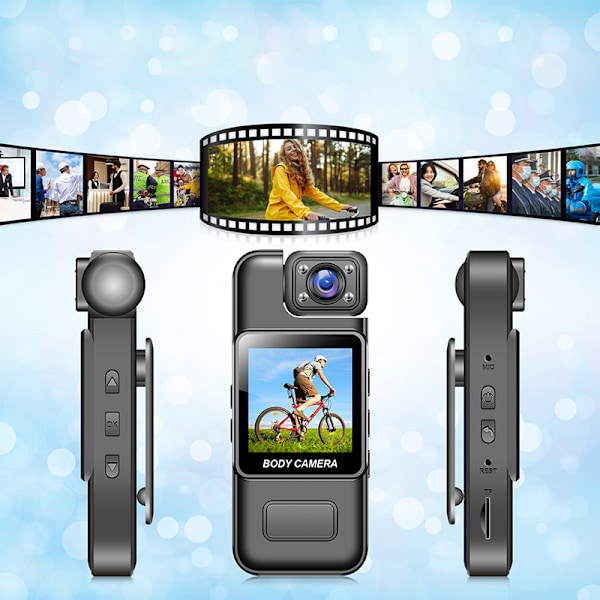 M11 Clip-On WIFI Utomhussportkamera (32GTF-kort)
